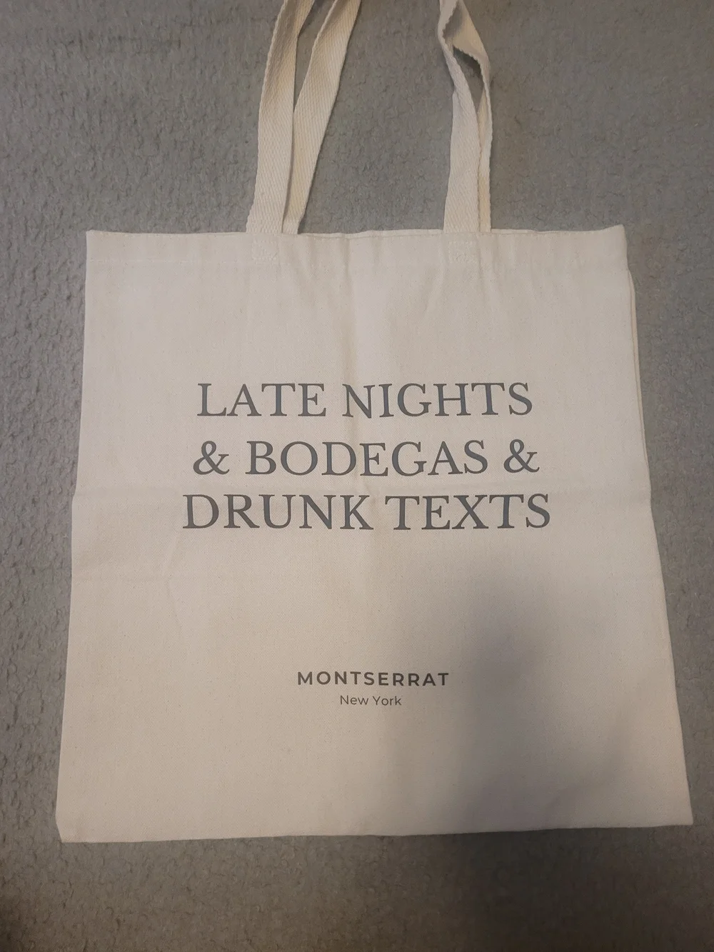 Montserrat Canvas Tote Bag